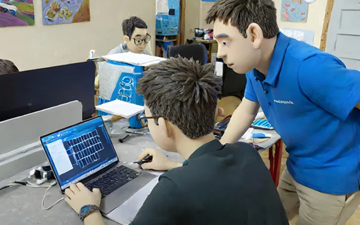 当“AI黏土风”吹到了正泰安能，画风竟然是这样的