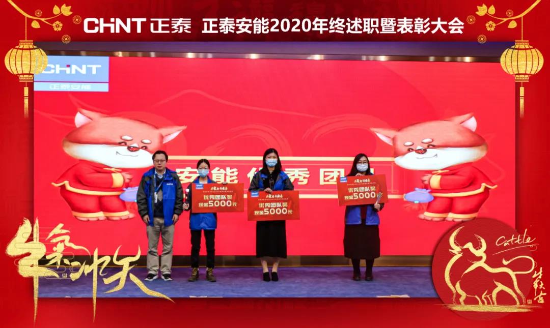 立正 看齐 | 向正泰安能2020年优秀团队对齐！